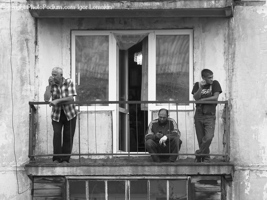 Human, People, Person, Fireplace, Hearth, Balcony, Deck