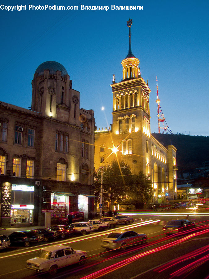 Building, Transportation, Architecture, Bell Tower, Clock Tower, Tower, Cab