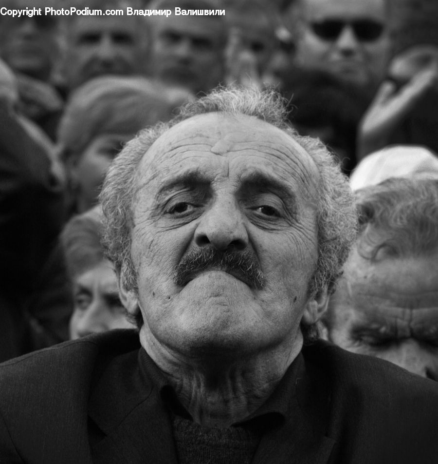 Head, Portrait, Person, Selfie, Face, Crowd, People
