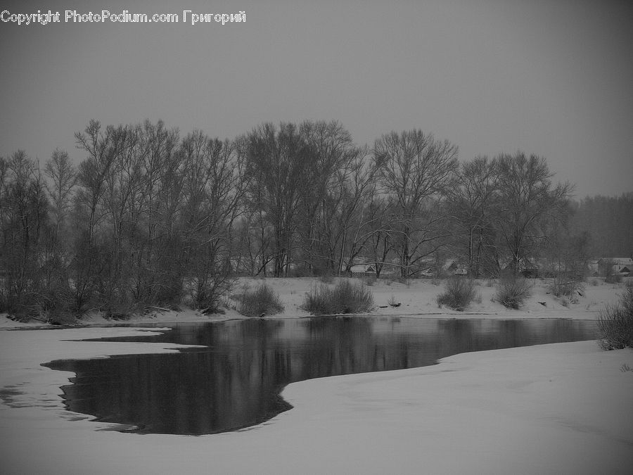 Canal, Outdoors, River, Water, Plant, Tree, Countryside