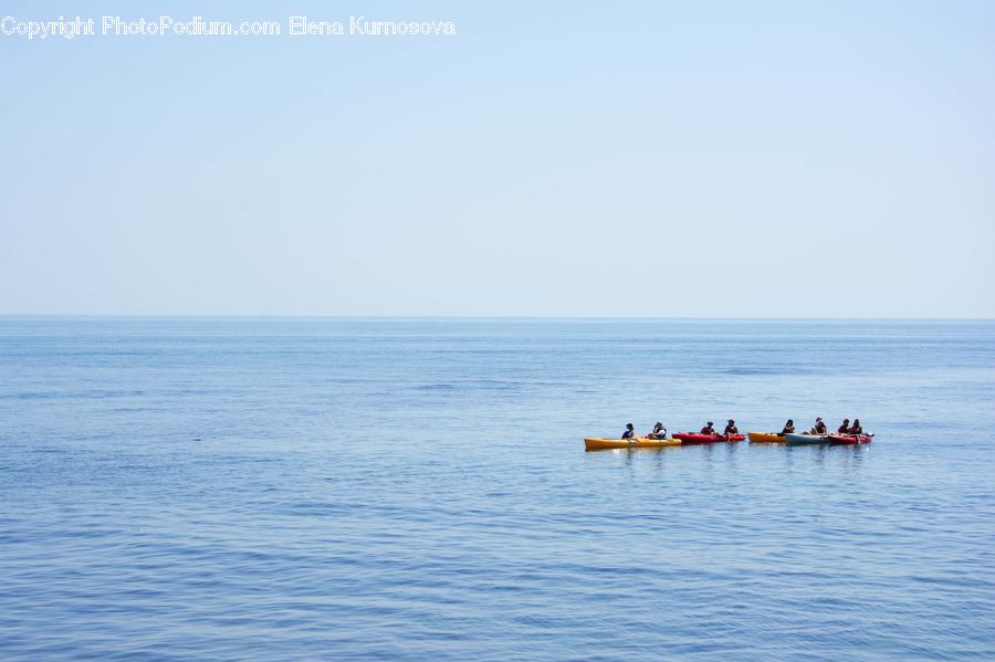Banana Boat, Boat, Canoe, Rowboat, Outdoors, Sea, Water