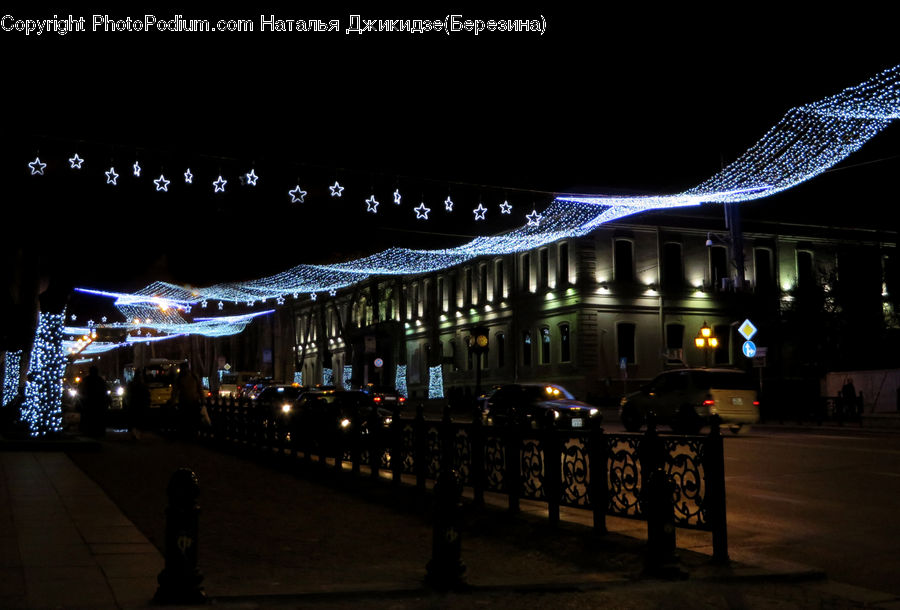 Boardwalk, Path, Pavement, Sidewalk, Walkway, Night, Outdoors