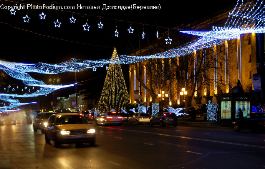 Automobile, Car, Vehicle, City, Downtown, Metropolis, Urban