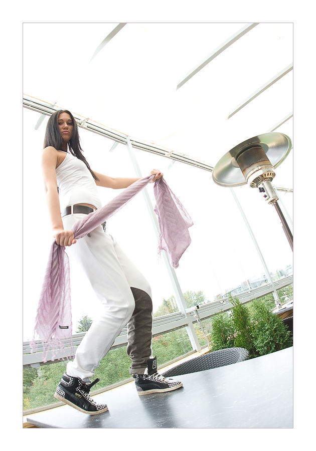 People, Person, Human, Plant, Potted Plant, Balcony, Female