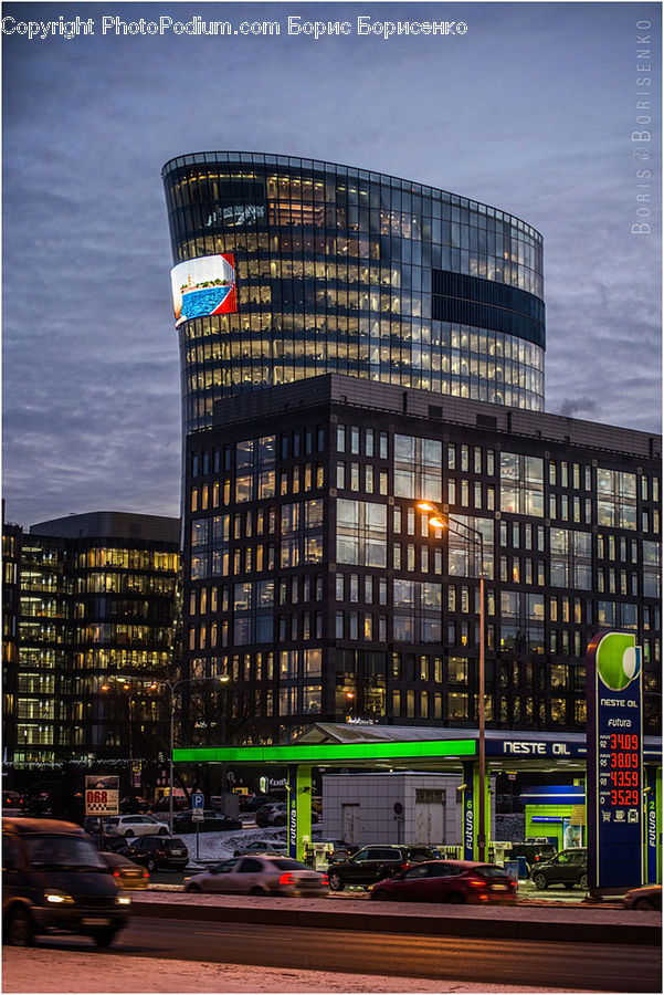 Automobile, Car, Vehicle, City, Downtown, Metropolis, Urban