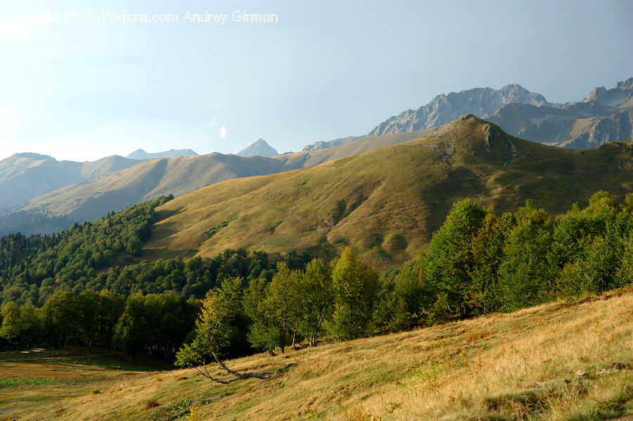 Crest, Mountain, Outdoors, Peak, Countryside, Hill, Field