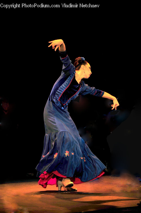 Dance, Dance Pose, Flamenco, Music, Performer, People, Person
