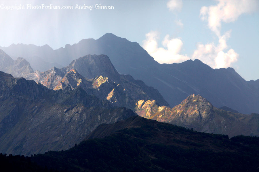 Crest, Mountain, Outdoors, Peak, Mountain Range