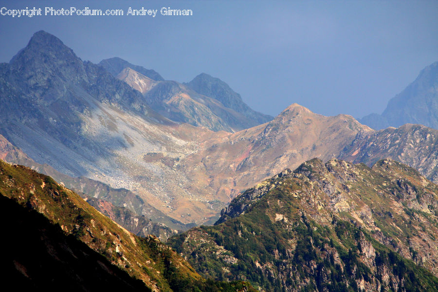 Crest, Mountain, Outdoors, Peak, Mountain Range, Landscape, Nature