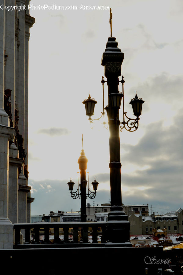 Architecture, Tower, Lamp Post, Pole, Bell Tower, Clock Tower, Column