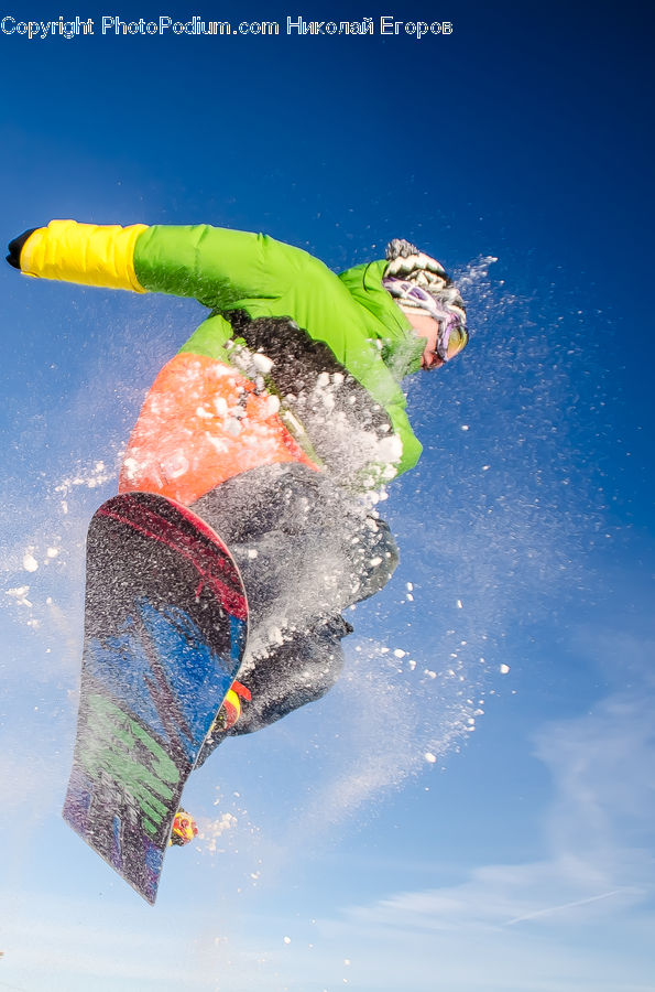 Piste, Slide, Snow, Snowboarding, Sport
