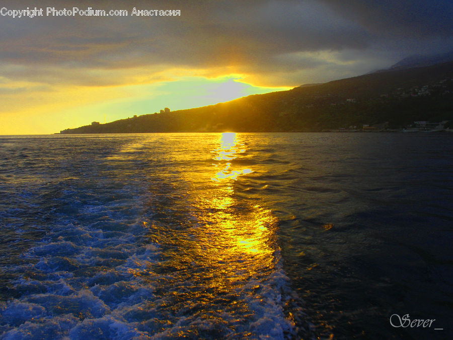 Dawn, Dusk, Sky, Sunrise, Sunset, Ocean, Outdoors