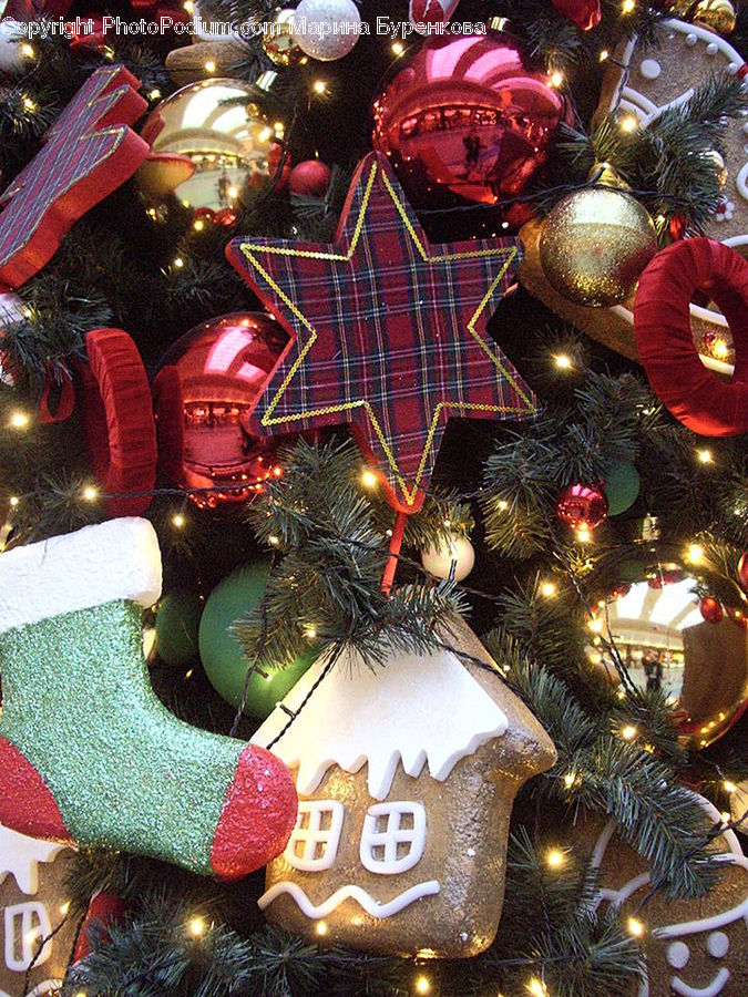 Ornament, Gift, Cake, Dessert, Food, Night, Outdoors
