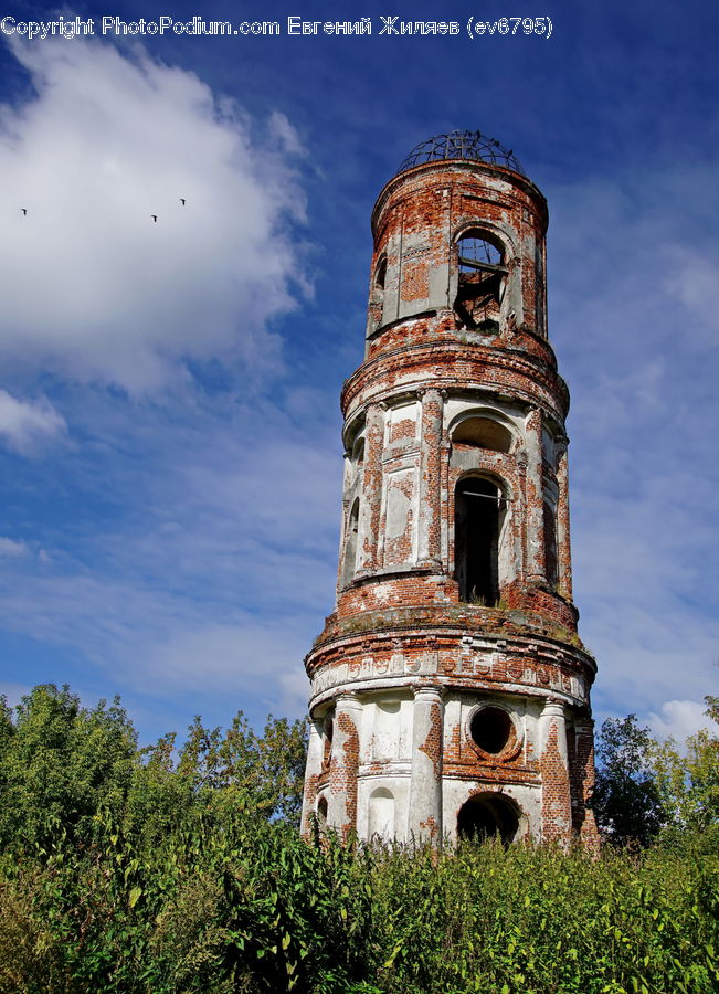 Architecture, Bell Tower, Clock Tower, Tower, Castle, Fort, Brick