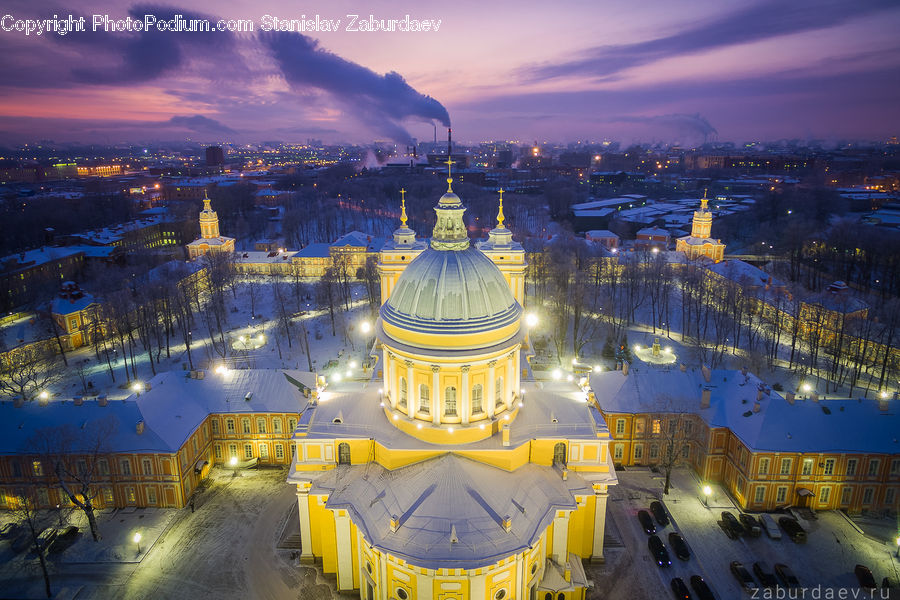 Architecture, Dome, Mosque, Worship, City, Downtown, Church