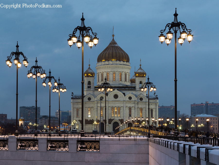 Lamp Post, Pole, Architecture, Dome, Chandelier, Lamp, Lighting