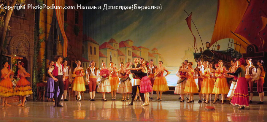 Musical, Play, Stage, Dance, Dance Pose, Ballroom, Indoors