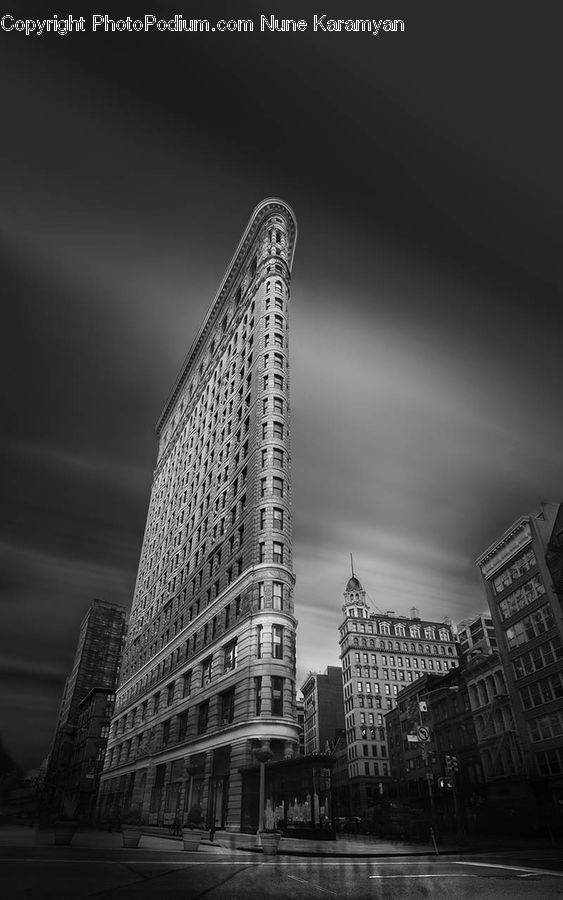 City, Downtown, Urban, Architecture, High Rise, Skyscraper, Intersection