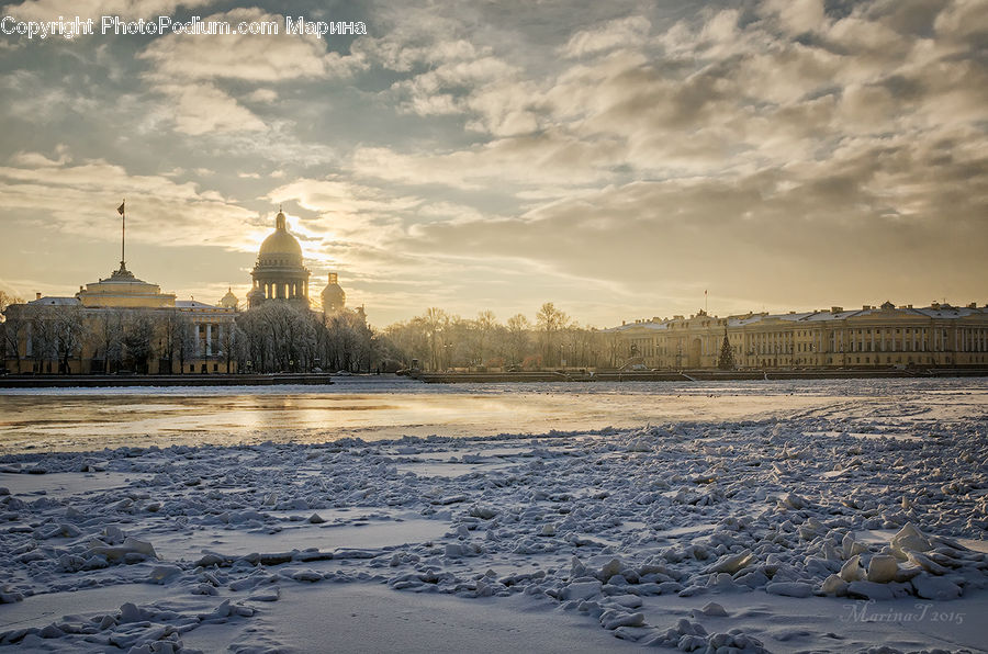 Parliament, Arctic, Snow, Winter, Outdoors, Sand, Soil
