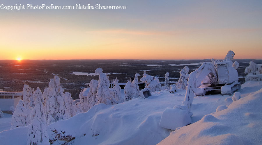 Arctic, Snow, Winter, Ice, Outdoors, Dawn, Dusk