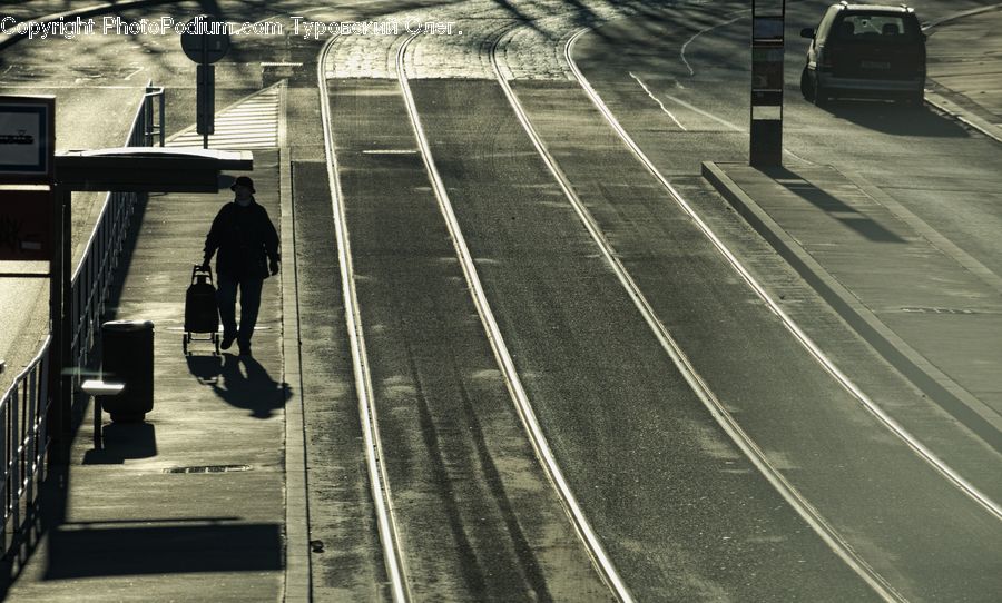 People, Person, Human, Parking, Parking Meter, Freeway, Road