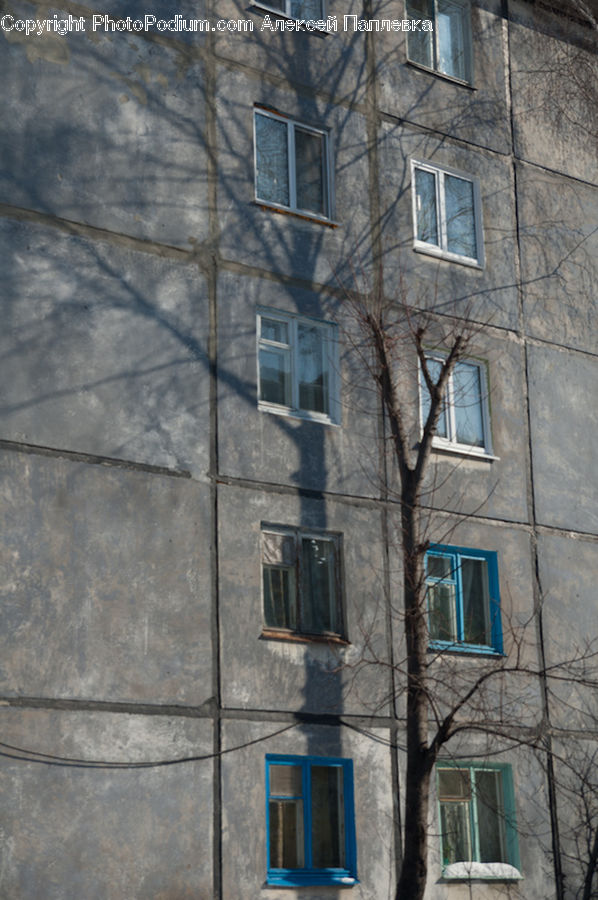 Apartment Building, Building, High Rise, Shutter, Window, Window Shade, Housing