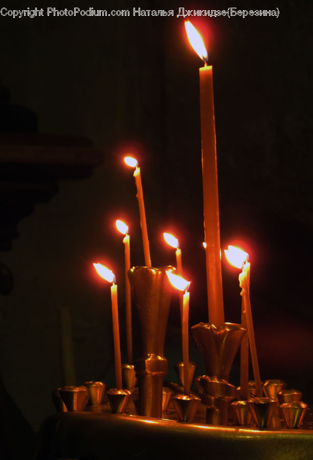 Candle, Cup, Fire, Flame, Bowl, Birthday Cake, Cake