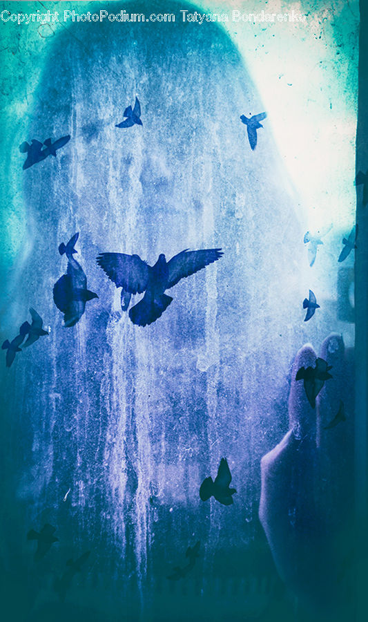 Snow, Snow Angel, Winter, Underwater, Water