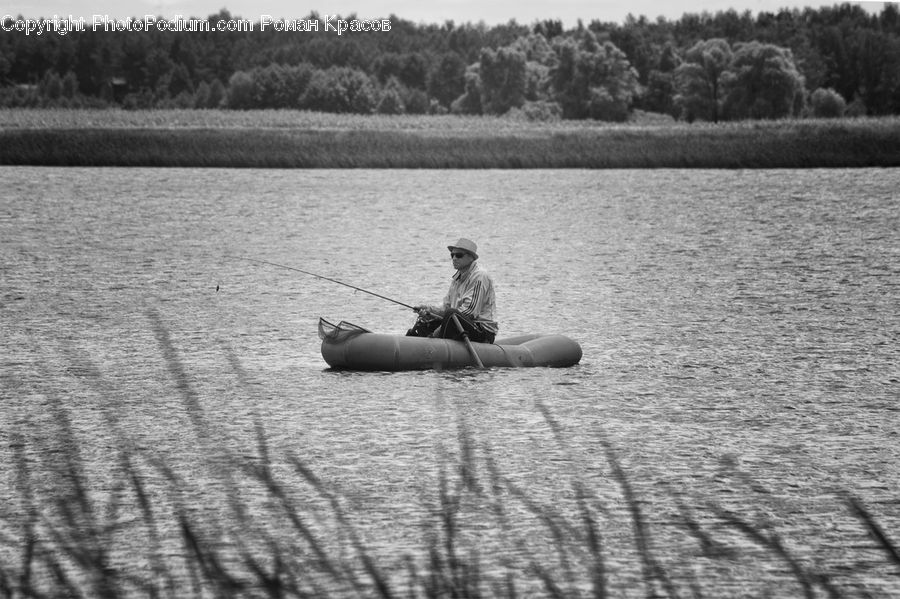 People, Person, Human, Fishing, Tubing, Water, Boat