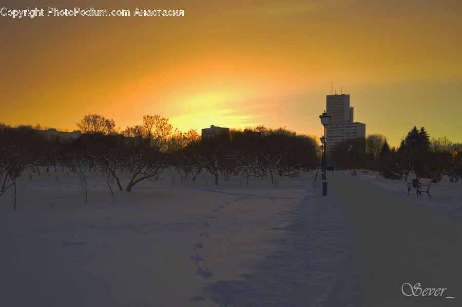 Dawn, Dusk, Sky, Sunrise, Sunset, Red Sky, Landscape