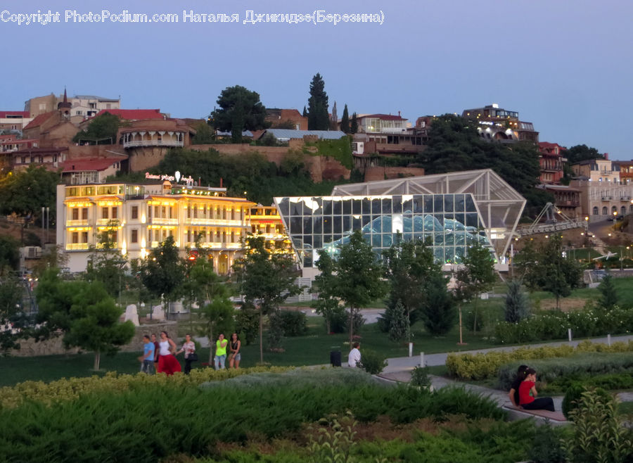 Building, Housing, Villa, Architecture, Downtown, Plaza, Town