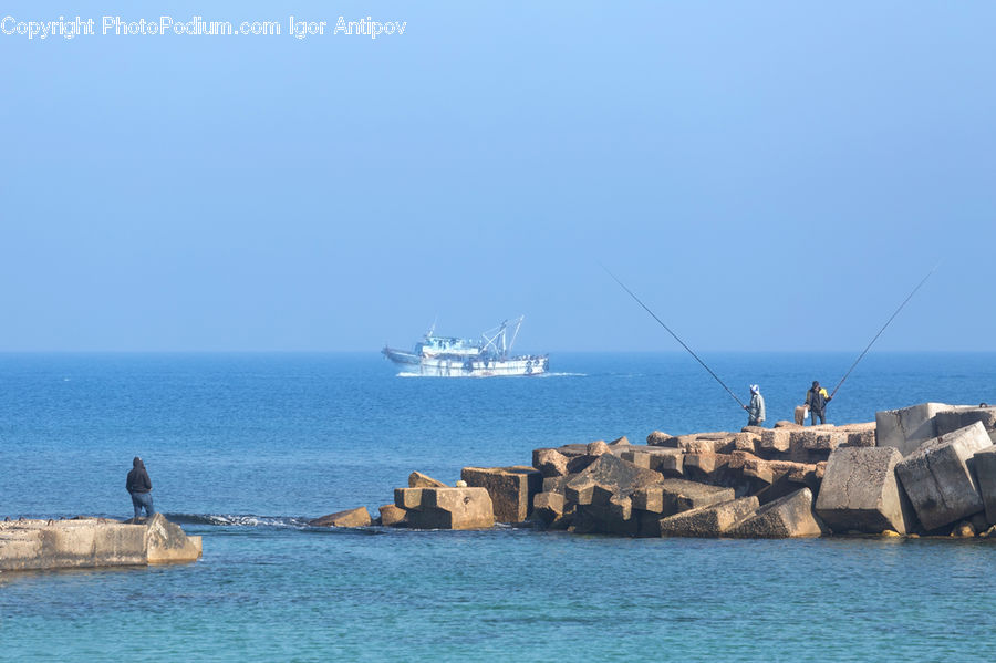 Coast, Outdoors, Sea, Water, Ferry, Freighter, Ship