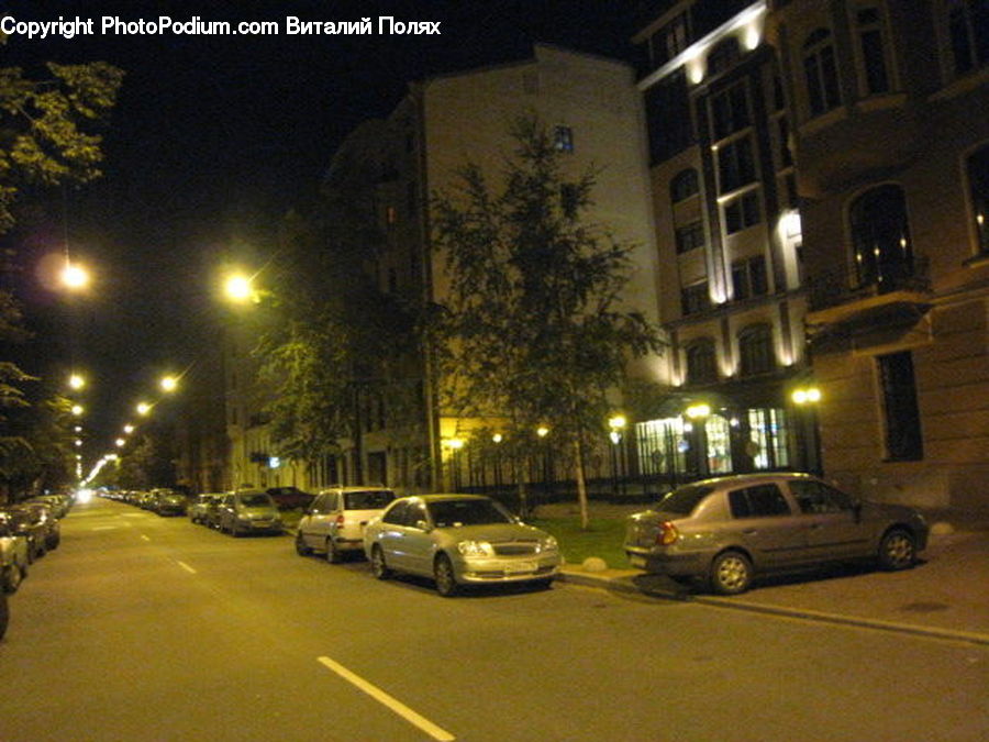 Automobile, Car, Vehicle, Night, Outdoors, Cab, Taxi