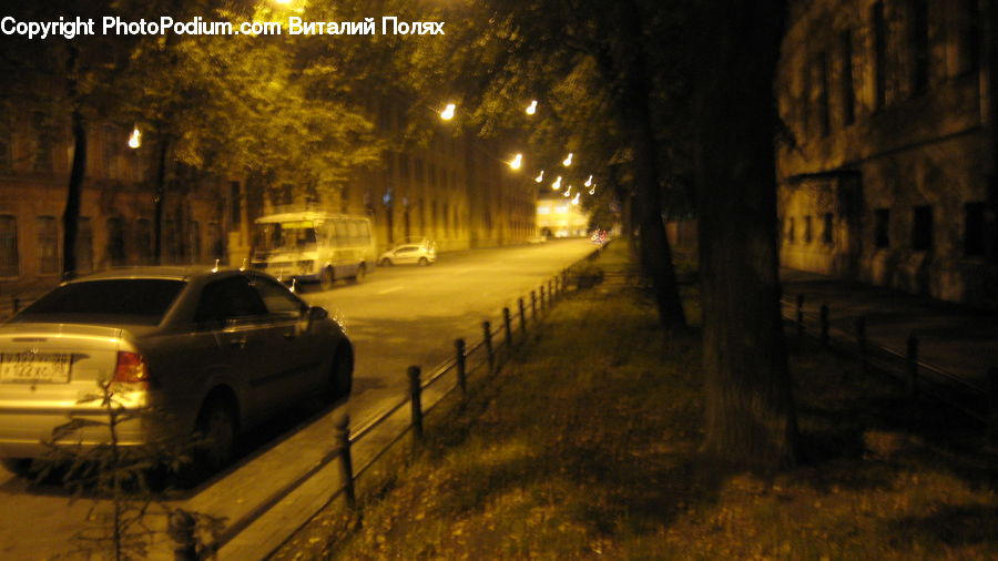 Automobile, Car, Vehicle, Parking, Parking Lot, Headlight, Light