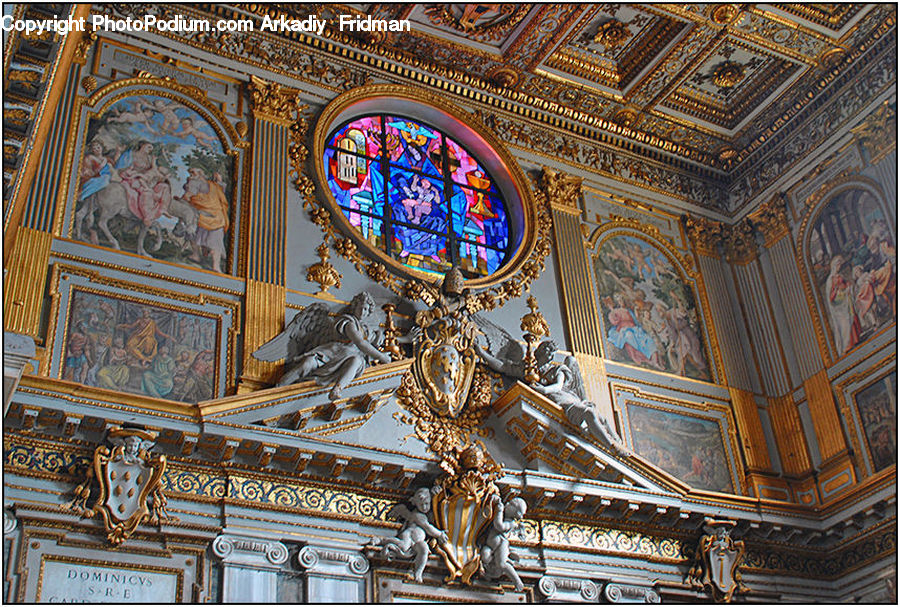 Architecture, Reception Room, Room, Waiting Room, Church, Worship, Emblem