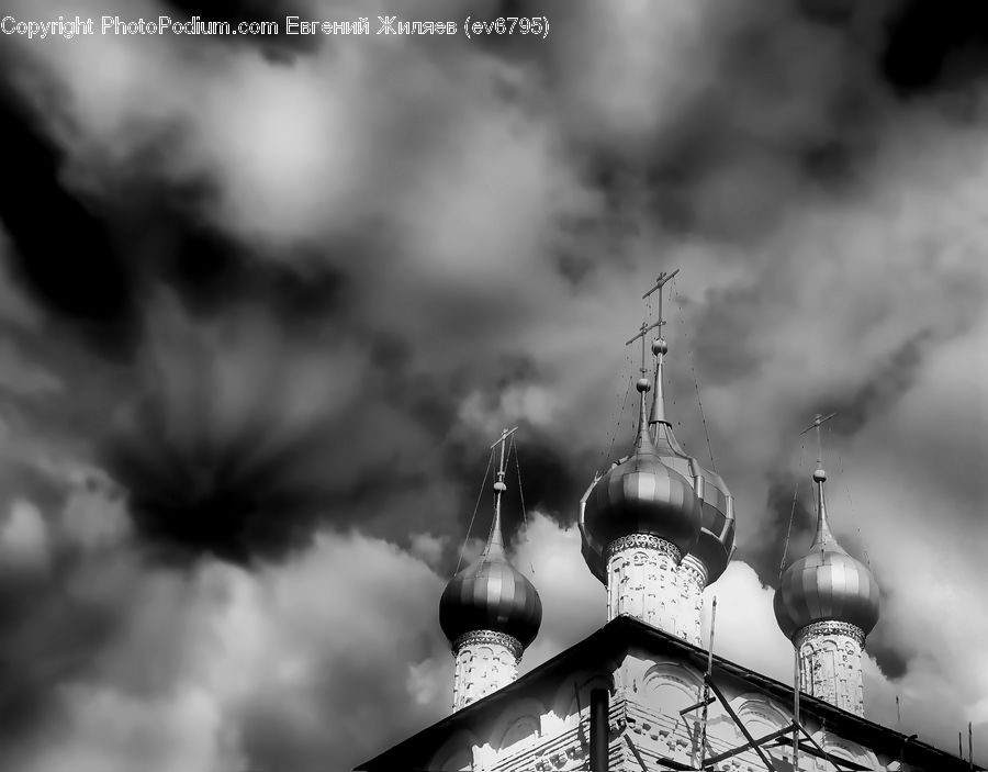 Architecture, Tower, Antenna, Castle, Fort, Cathedral, Church