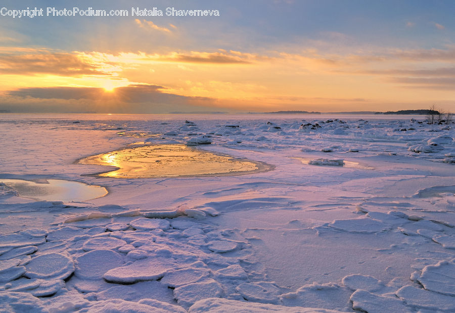 Arctic, Snow, Winter, Basin, Outdoors, Beach, Coast
