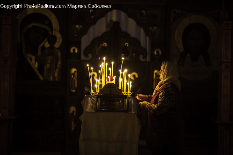 Altar, Architecture, Lighting, Shrine, Temple, Worship, Silhouette