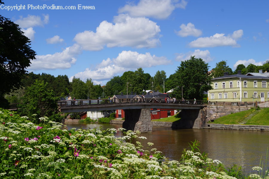 Garden, Bridge, Castle, Ditch, Fort, Moat, Outdoors