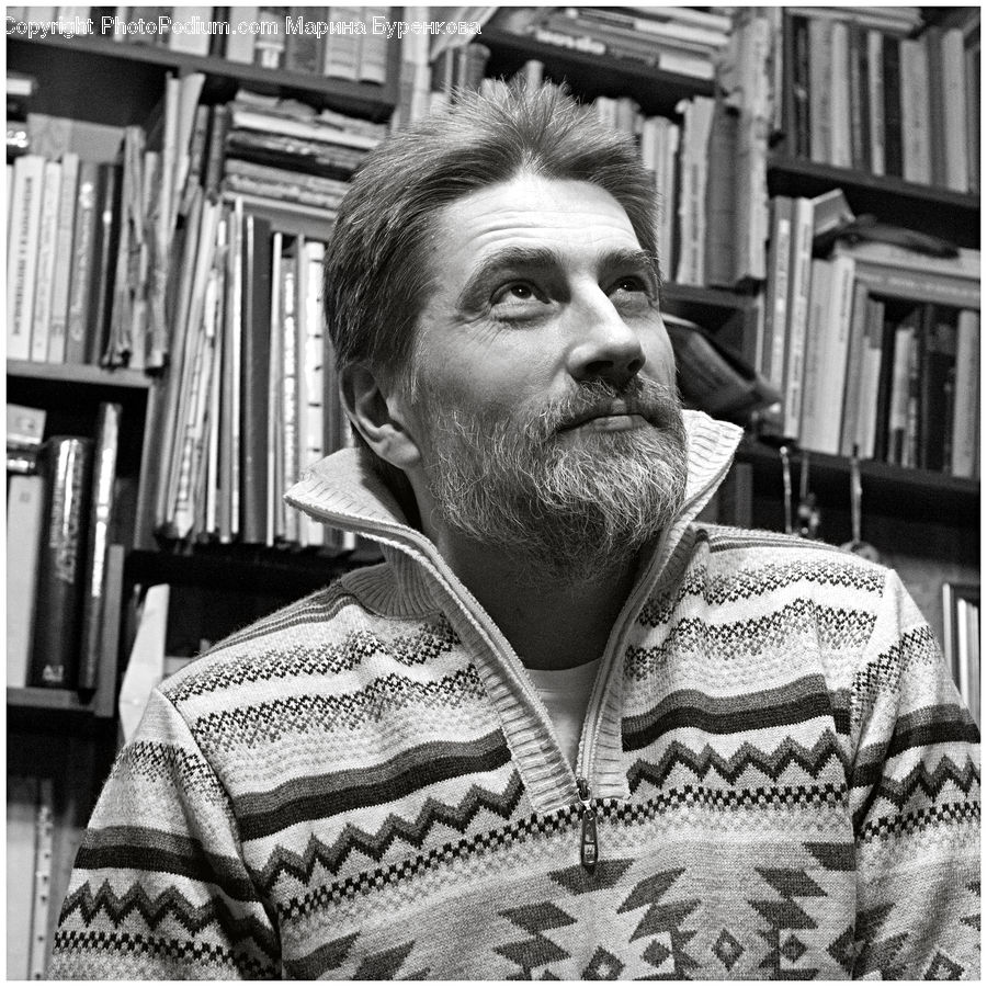 People, Person, Human, Portrait, Book, Bookcase