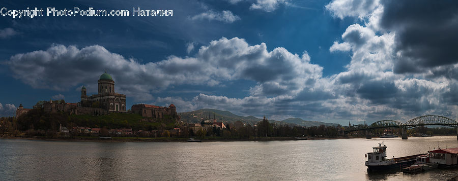 Architecture, Castle, Fort, Cloud, Cumulus, Sky, Azure Sky