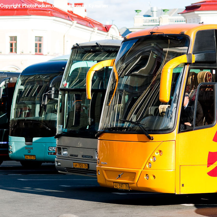 Bus, Vehicle, Transportation, Double Decker Bus, Automobile, Car, Van