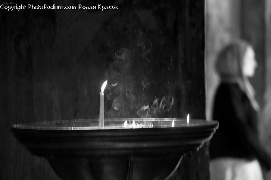 Incense, Smoke, Bowl, Pot, Pottery