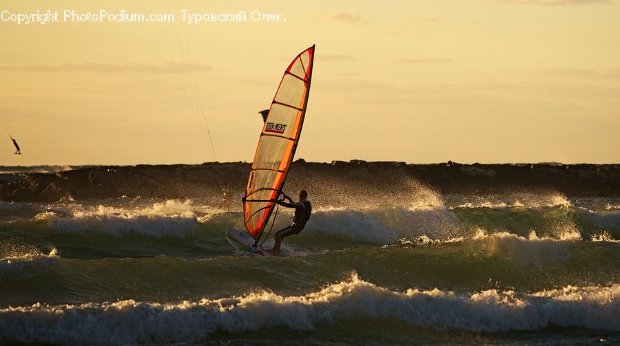 Sport, Surfboard, Surfing, Outdoors, Sea, Sea Waves, Water