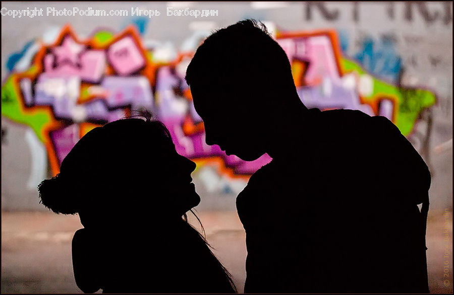 People, Person, Human, Silhouette, Head, Portrait, Face