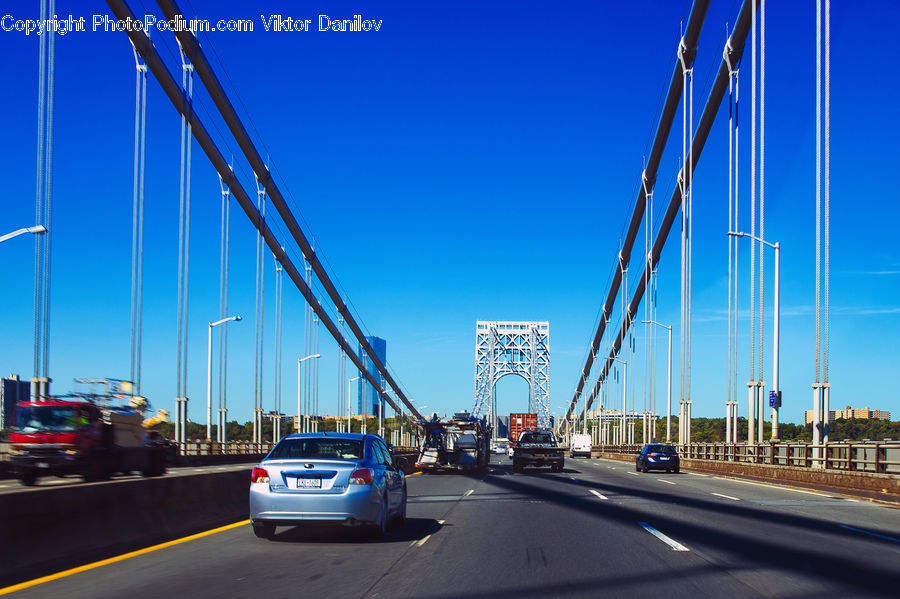 Bridge, Automobile, Car, Coupe, Sports Car, Vehicle, Sedan