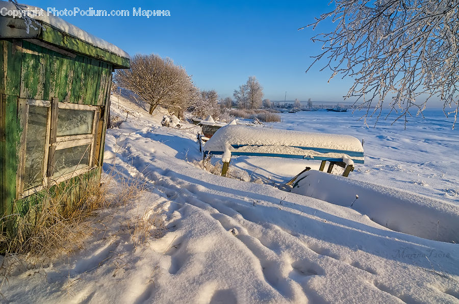 Cabin, Hut, Rural, Shack, Shelter, Building, Landscape