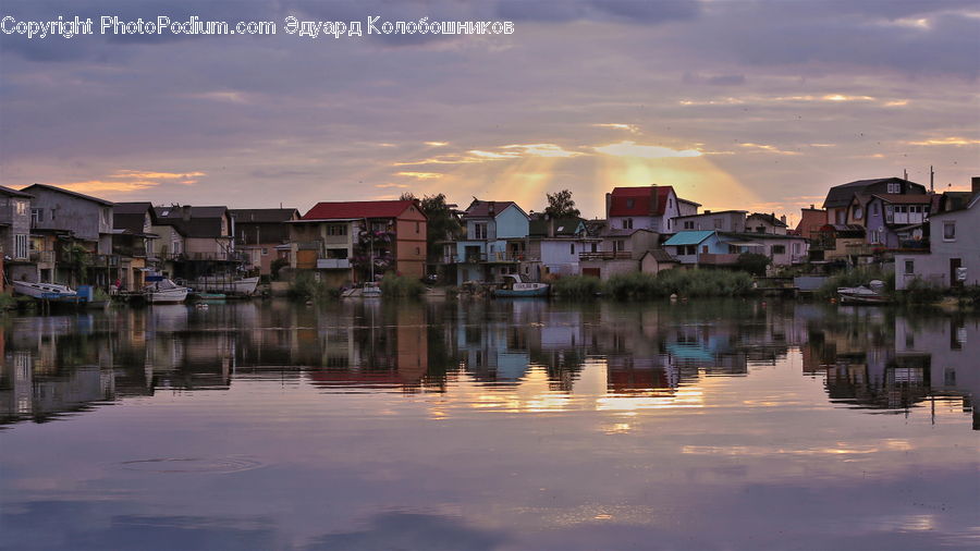 Flood, Building, Downtown, Town, Neighborhood, Housing, Villa