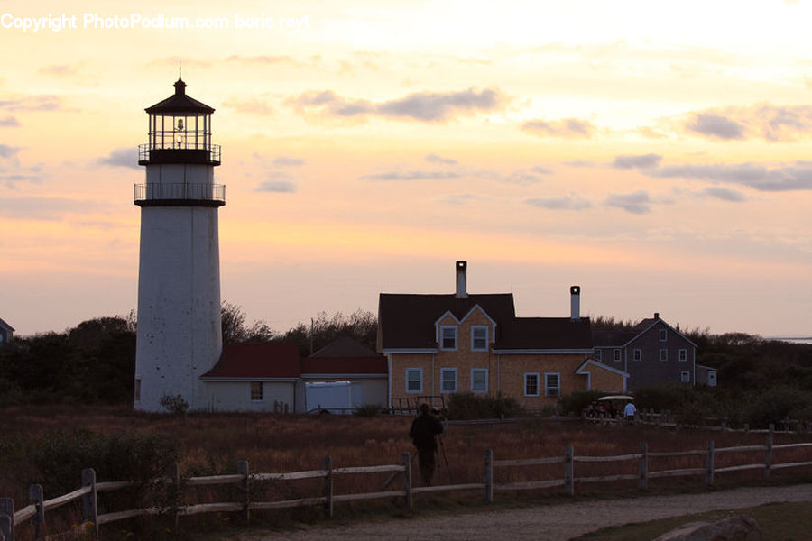 Beacon, Building, Lighthouse, Water Tower, Path, Sidewalk, Walkway