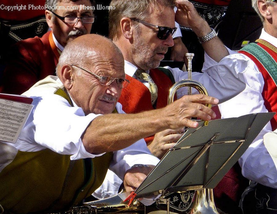 People, Person, Human, Audience, Crowd, Brass Section, Cornet